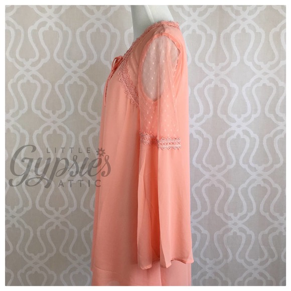 Peach Love and Lace Tunic Dress - Picture 7 of 10